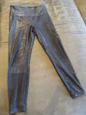 ✨ Shimmery Zyia Black Women's High-Waist Leggings